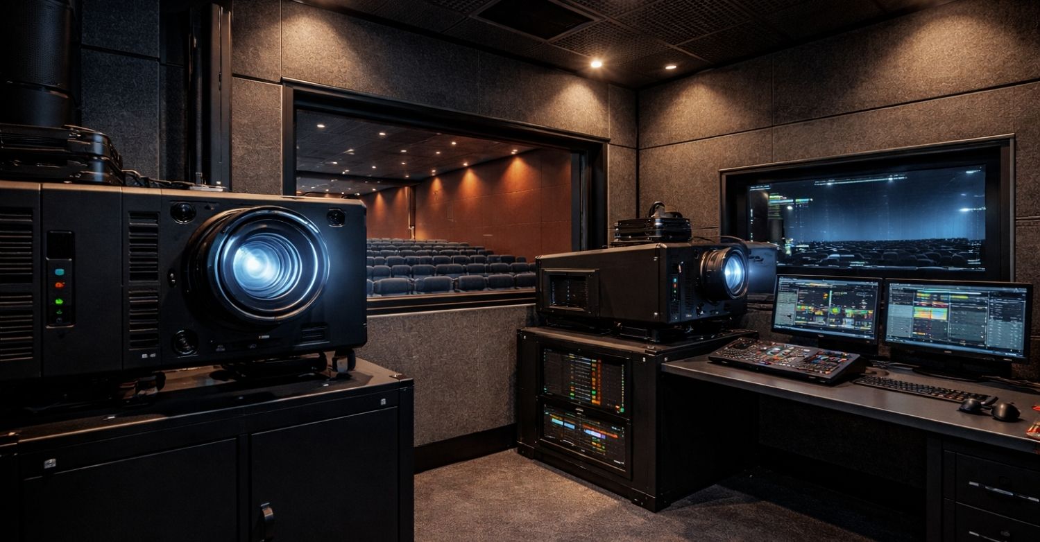Projection room sound isolation